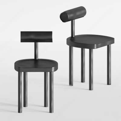 现代亚克力休闲椅3D模型下载